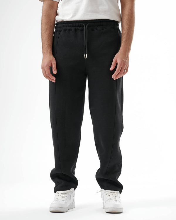 Black Straight Sweatpants